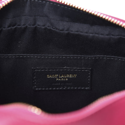 Saint Laurent Calfskin Matelasse Monogram Lou Camera Bag Fresh Fuxia 7 of 9