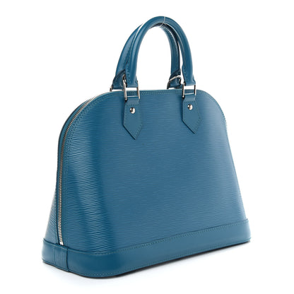 Louis Vuitton Epi Alma PM Cyan 3 of 11