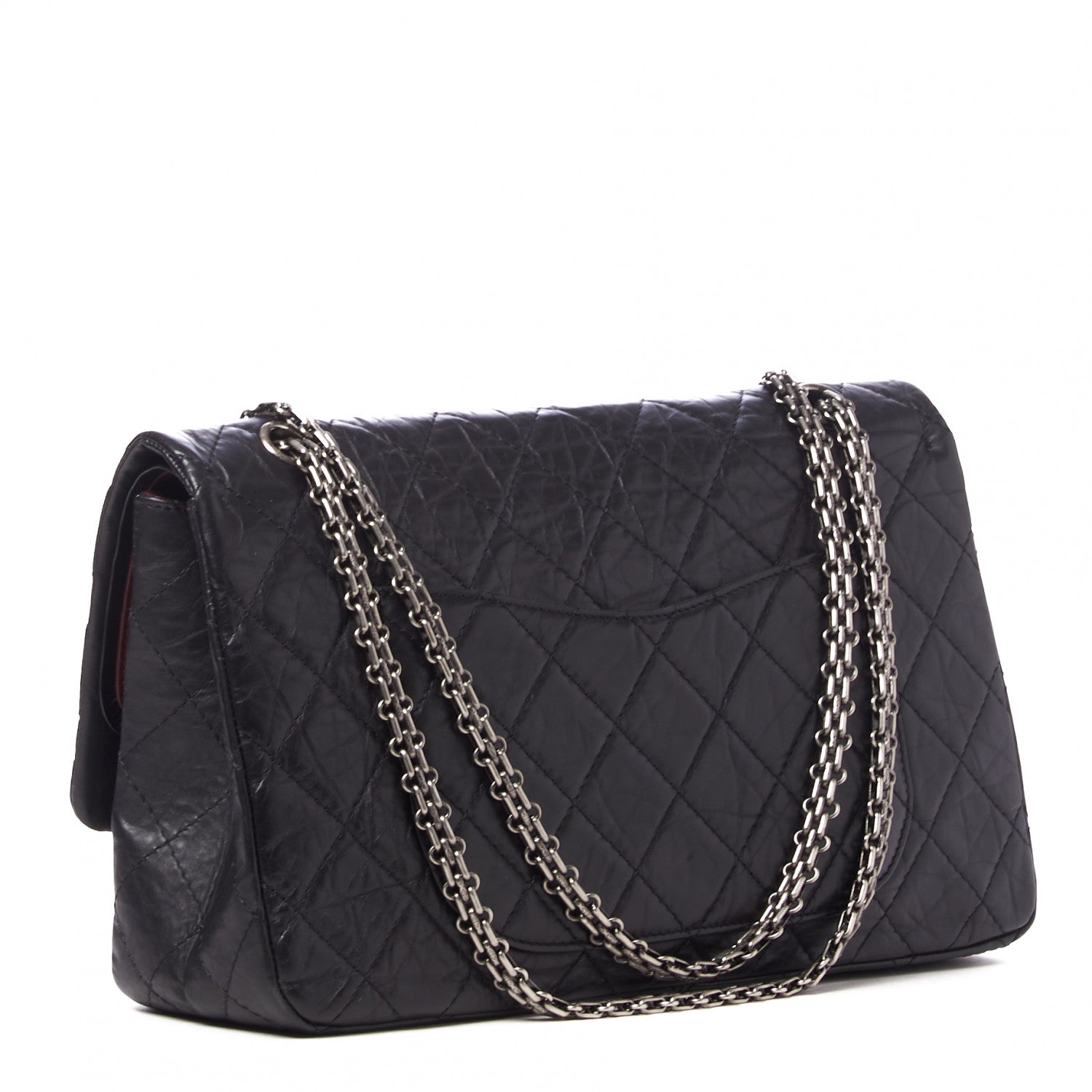 Chanel Aged Calfskin Quilted 2.55 Reissue 227 Flap Black 2 of 10
