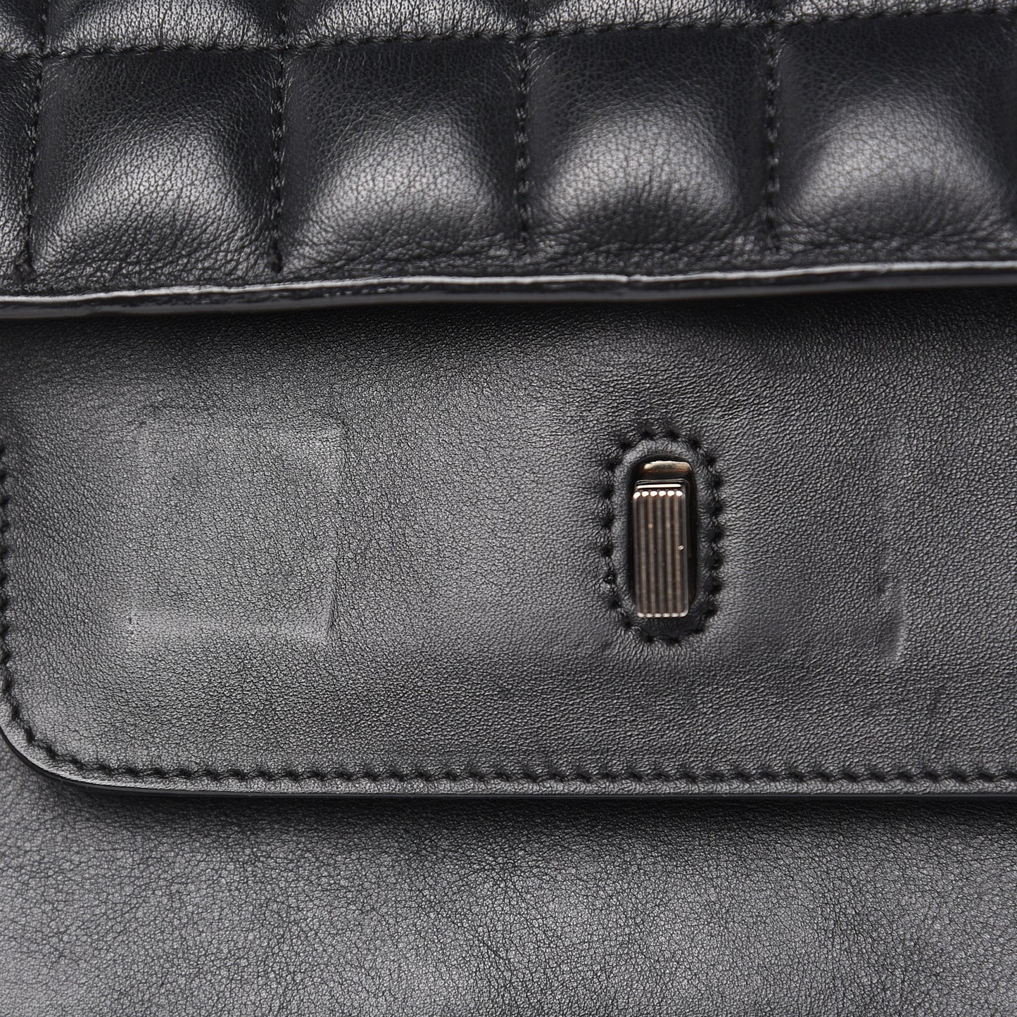 Lambskin Quilted Mini PS11 Classic Shoulder Bag Black