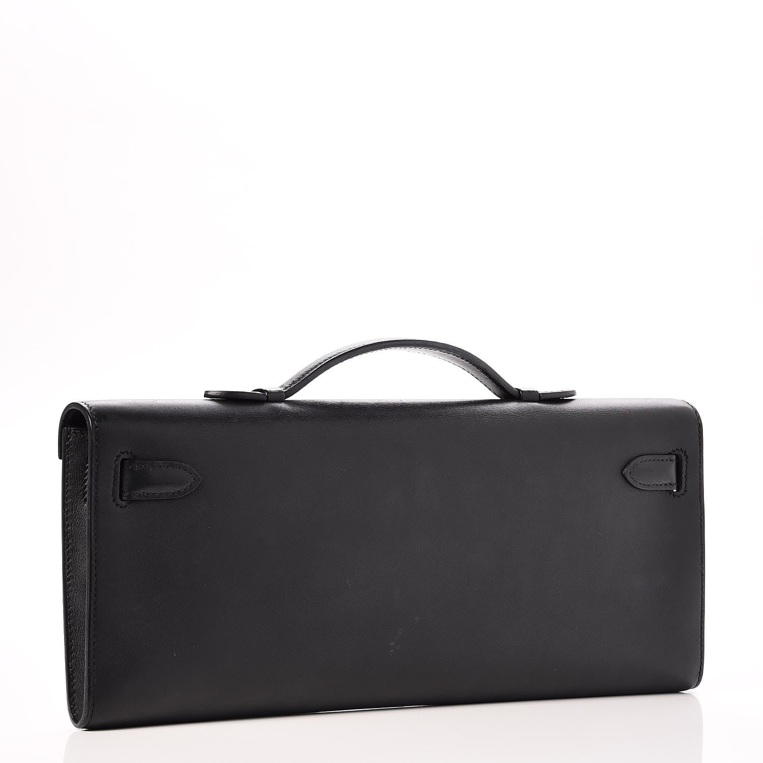 Hermes Swift Kelly Cut Clutch Pochette Black 4 of 23