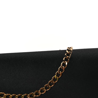Versace Satin La Medusa Envelope Clutch Black 10 of 10