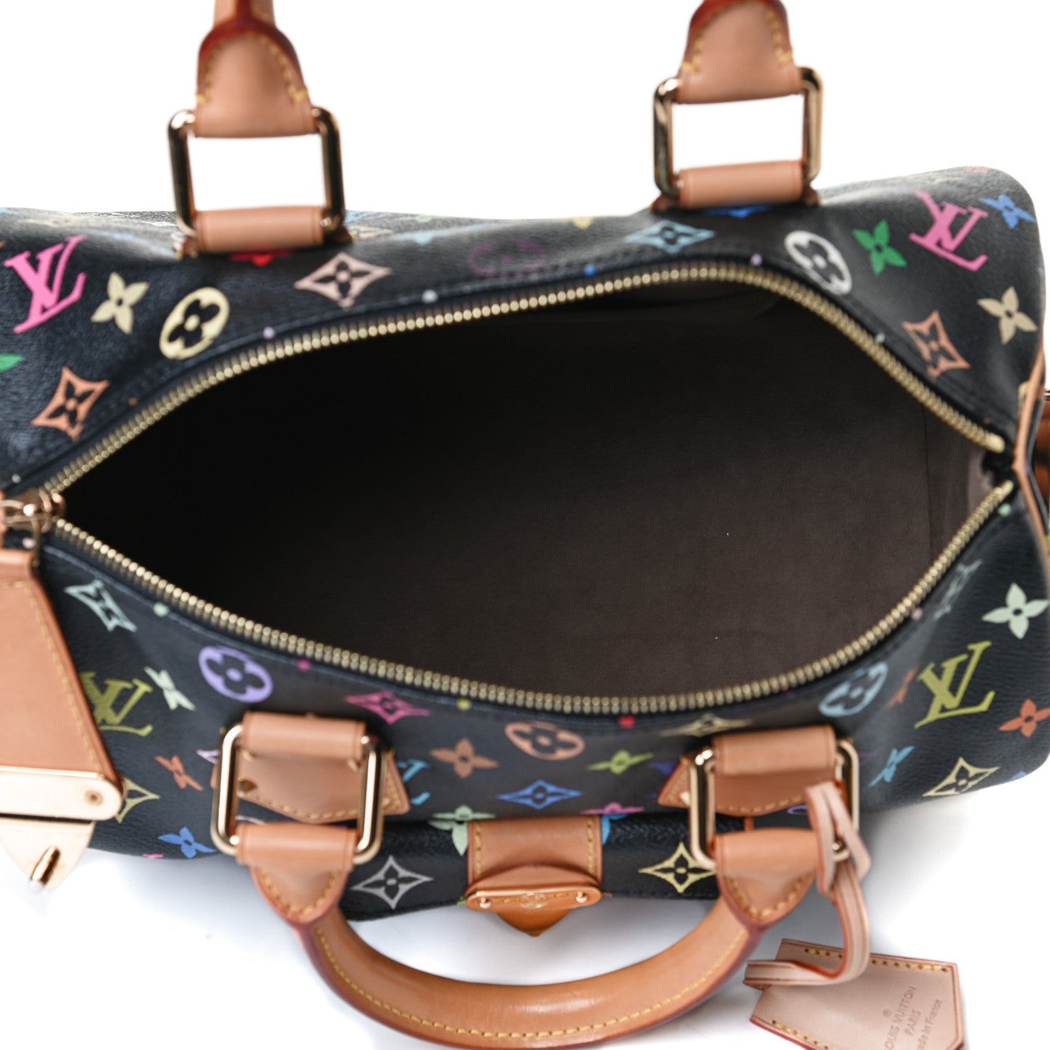 Louis Vuitton Monogram Multicolor Speedy 30 Black 5 of 15