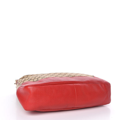 Gucci Monogram Medium Diana Bamboo Shoulder Bag Red 4 of 10