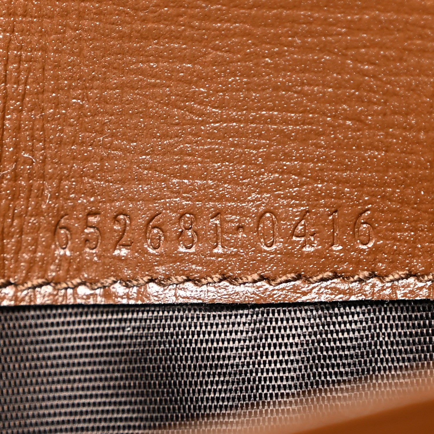 Gucci GG Supreme Monogram Azalea Calfskin Web Jackie 1961 Chain Wallet Beige Ebony Brown Sugar 7 of 10