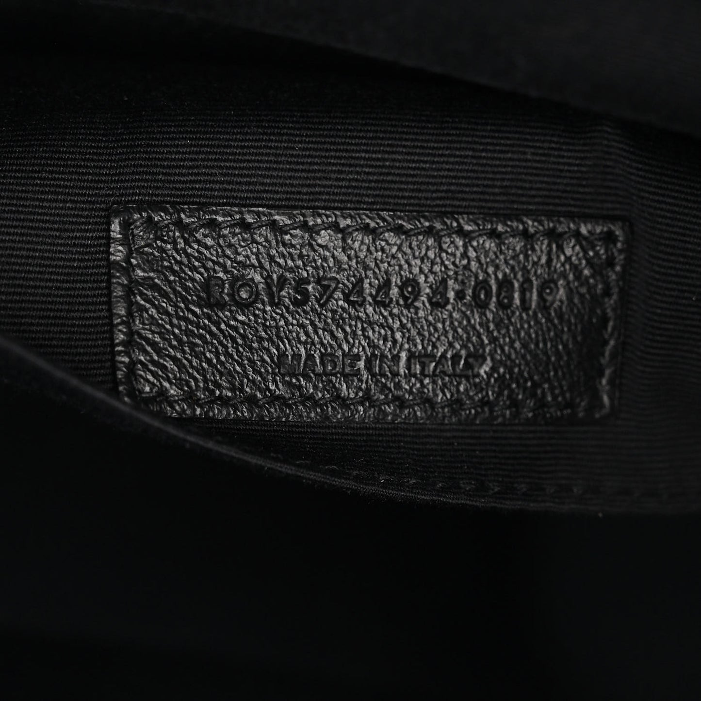 Calfskin Matelasse Monogram Lou Camera Bag Black