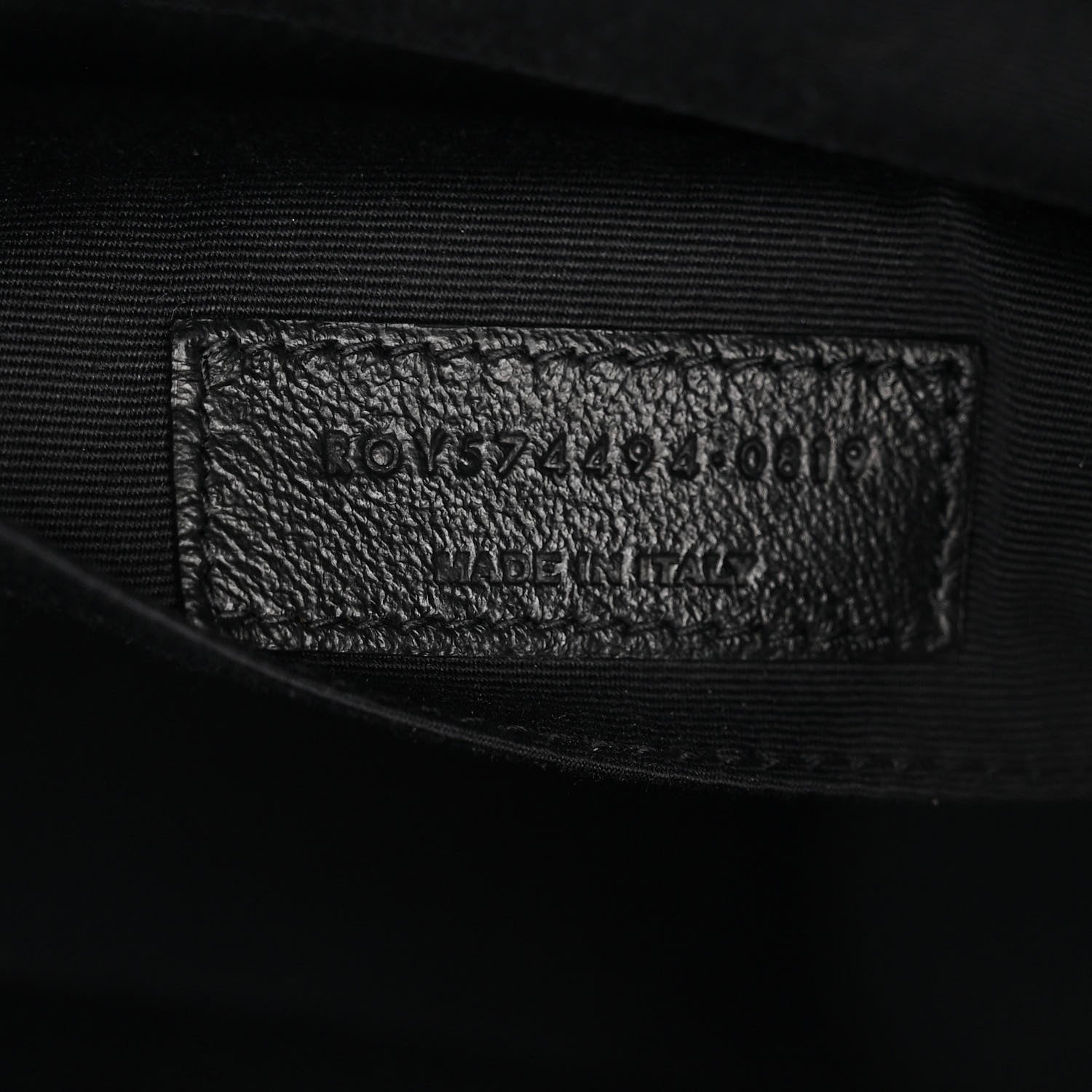 Saint Laurent Calfskin Matelasse Monogram Lou Camera Bag Black 7 of 10