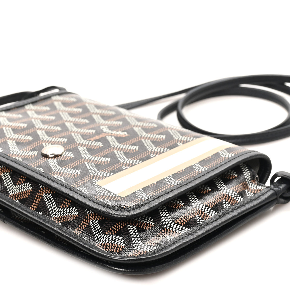 Goyardine Plumet Wallet Clutch Black
