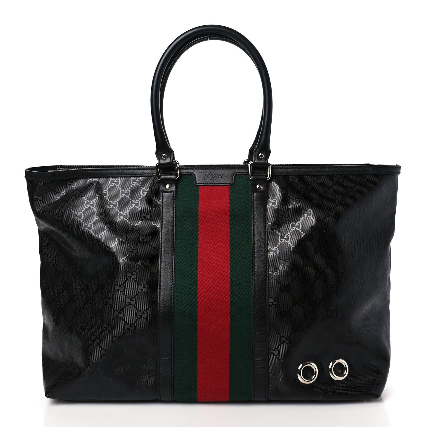 Imprime Monogram Web 500 Tote Black