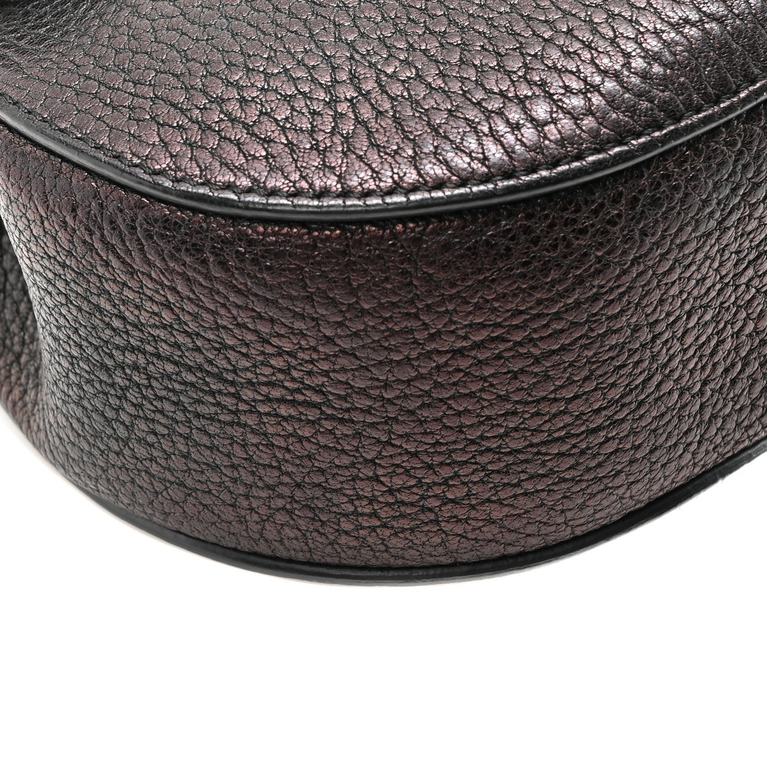 Chloe Grained Lambskin Mini Drew Shoulder Bag Black 8 of 9