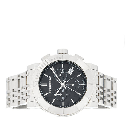 Burberry Stainless Steel 42mm Heritage Chronograph Quartz Watch Black BU2304 2 of 4