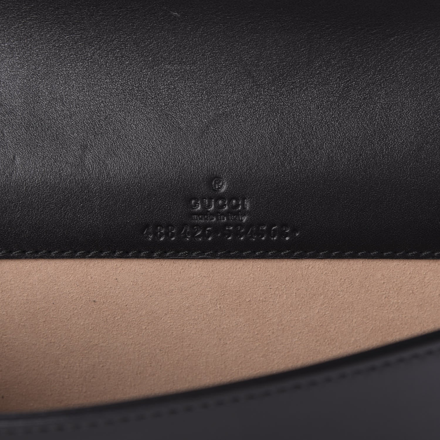 Gucci Calfskin Matelasse GG Marmont Mini Bag Black 8 of 8