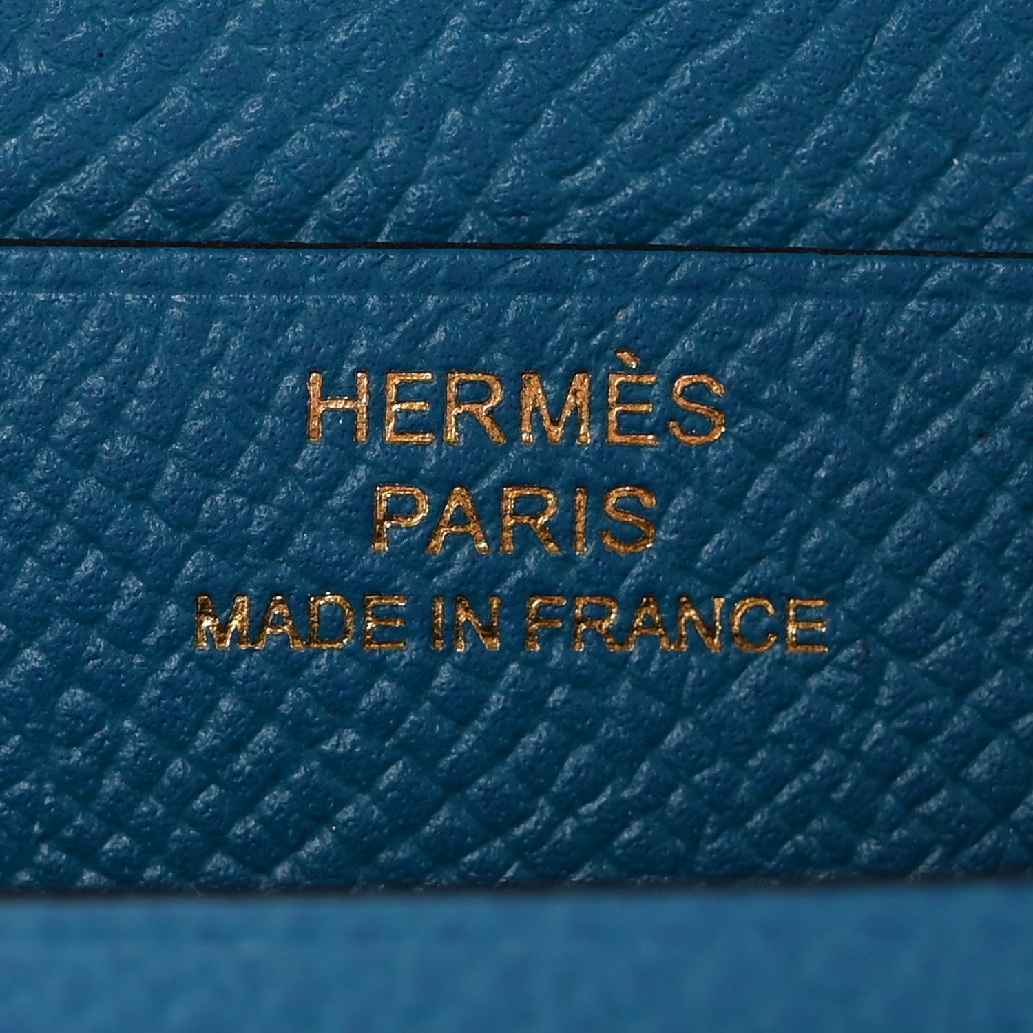 Hermes Epsom Bearn Compact Wallet Bleu Paon 6 of 12