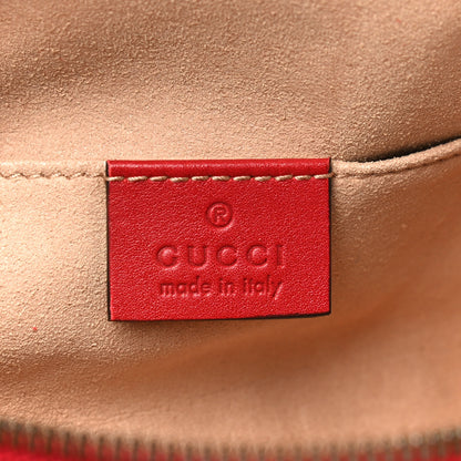 Gucci Calfskin Matelasse GG Marmont Belt Bag 85 34 Hibiscus Red 6 of 14