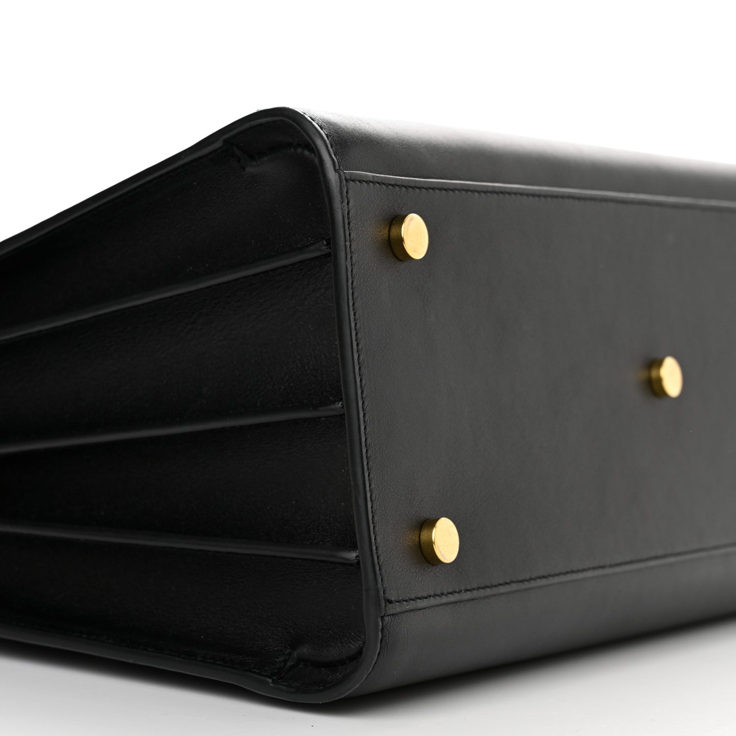Calfskin Small Sac De Jour Black