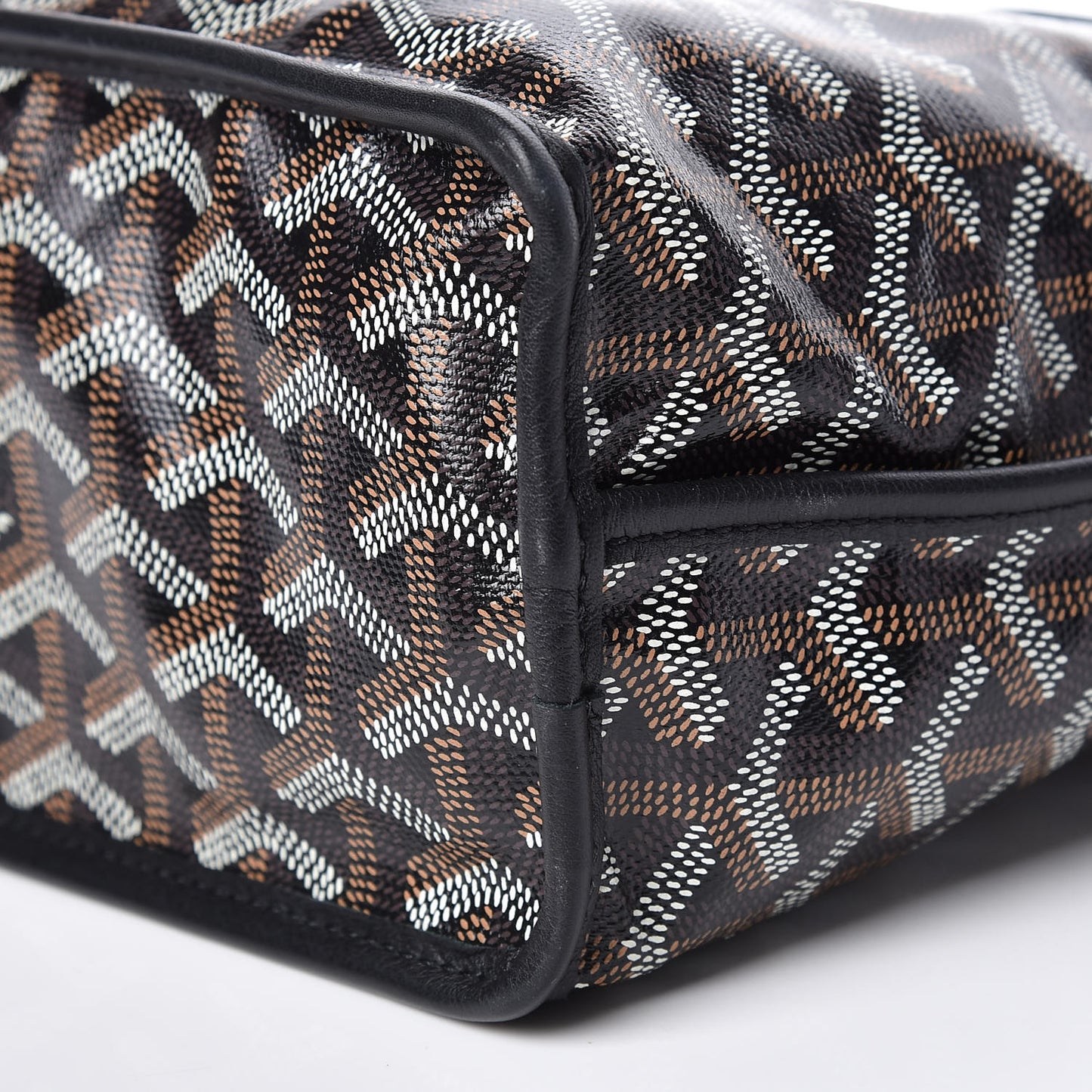 Goyardine Reversible Mini Anjou Black