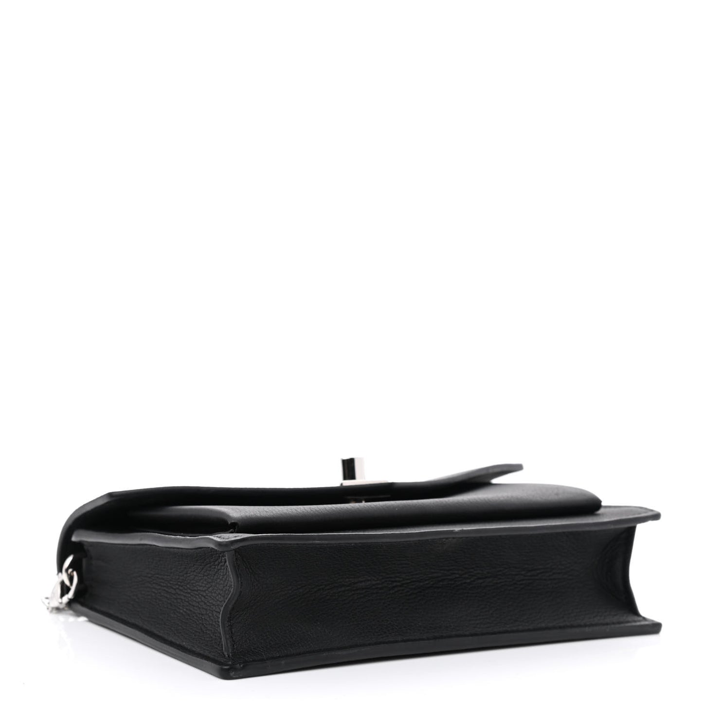 Soft Calfskin My Lockme Chain Pochette Black