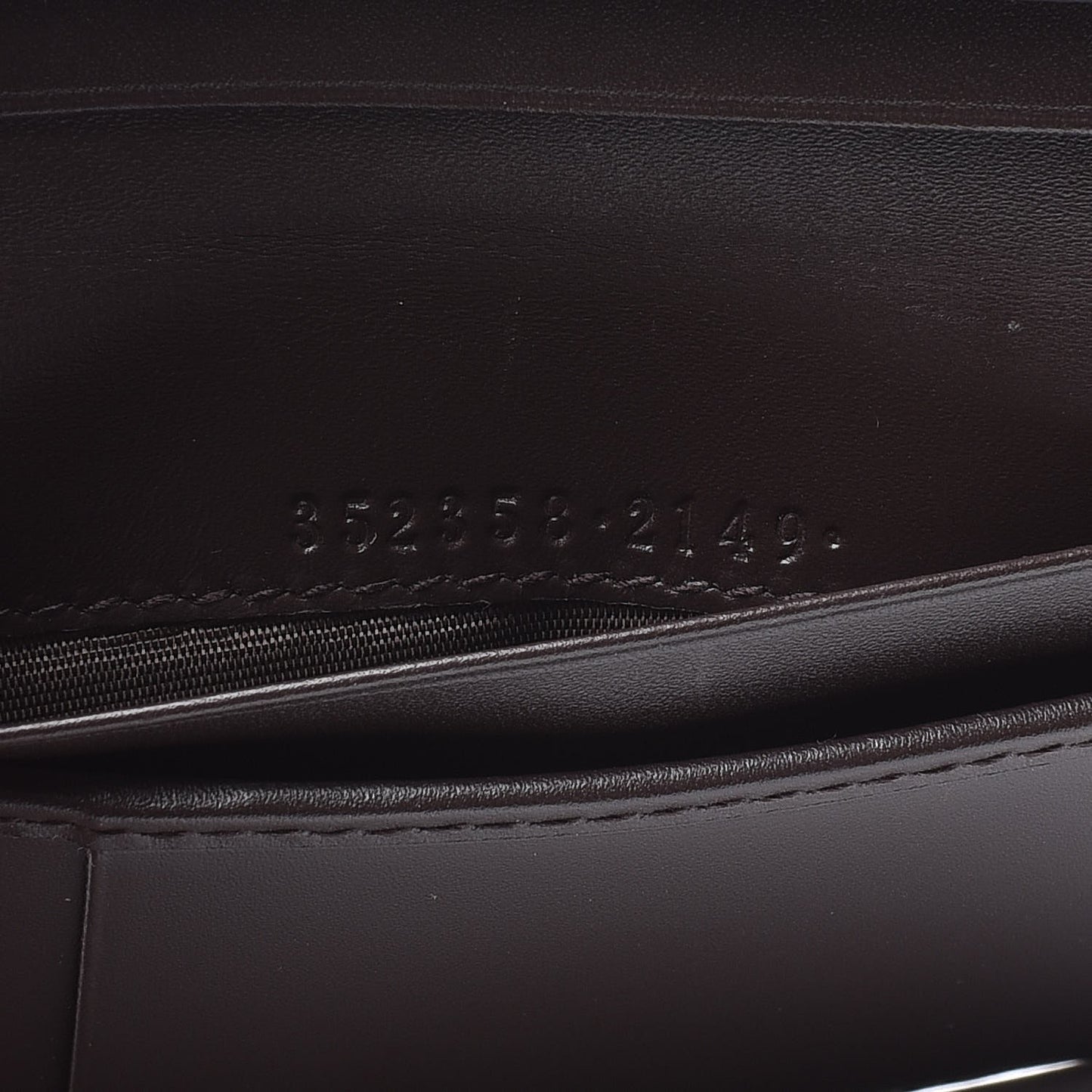 Guccissima Wallet Dark Brown
