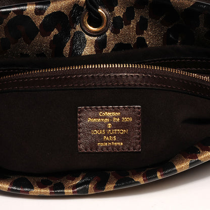 Louis Vuitton Leopard Nocturne African Queen Clutch Dore Gold 5 of 7