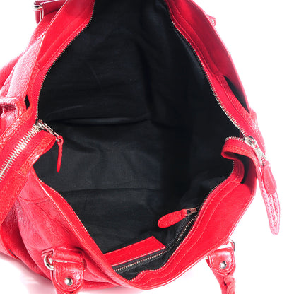 Balenciaga Agneau Giant 12 Silver Hardware City Coquelicot 6 of 13