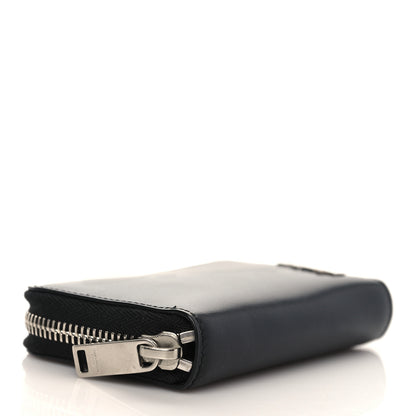 Saint Laurent Calfskin Compact Zip Coin Purse Black 4 of 6