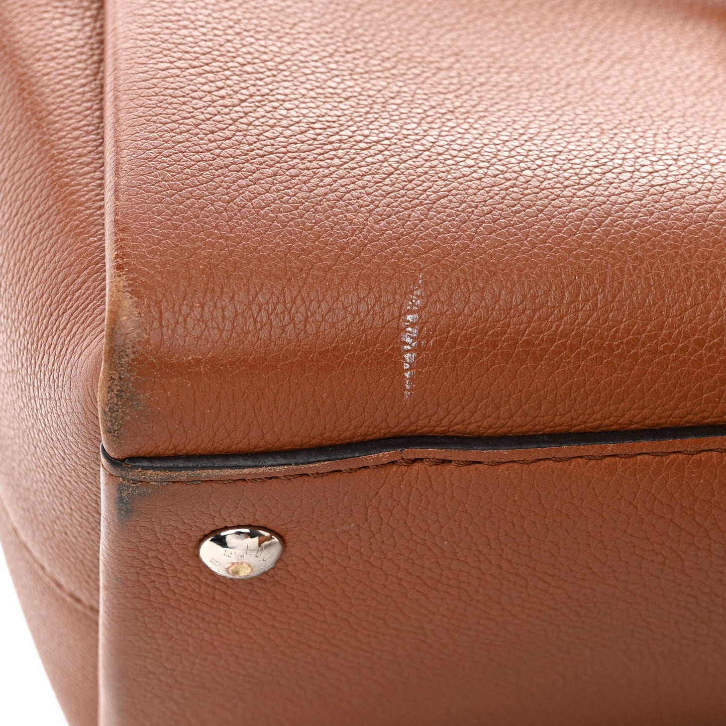 Calfskin Lockmeto Caramel Creme Black