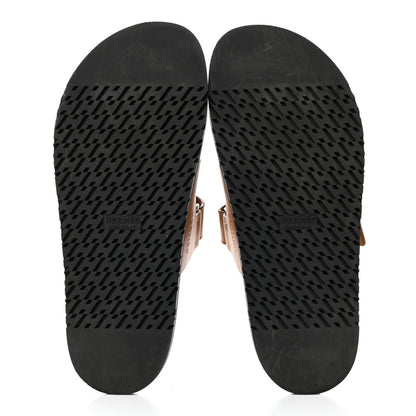 Hermes Calfskin Mens Chypre Sandals 40.5 Naturel 5 of 9