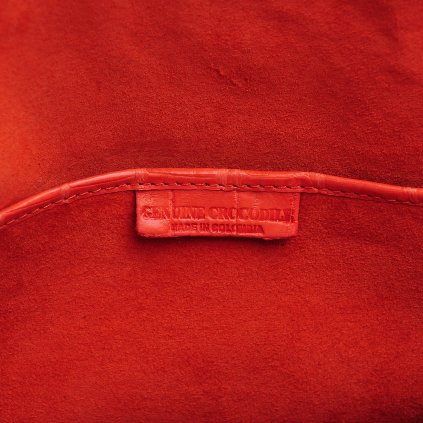 Crocodile Tote Coral