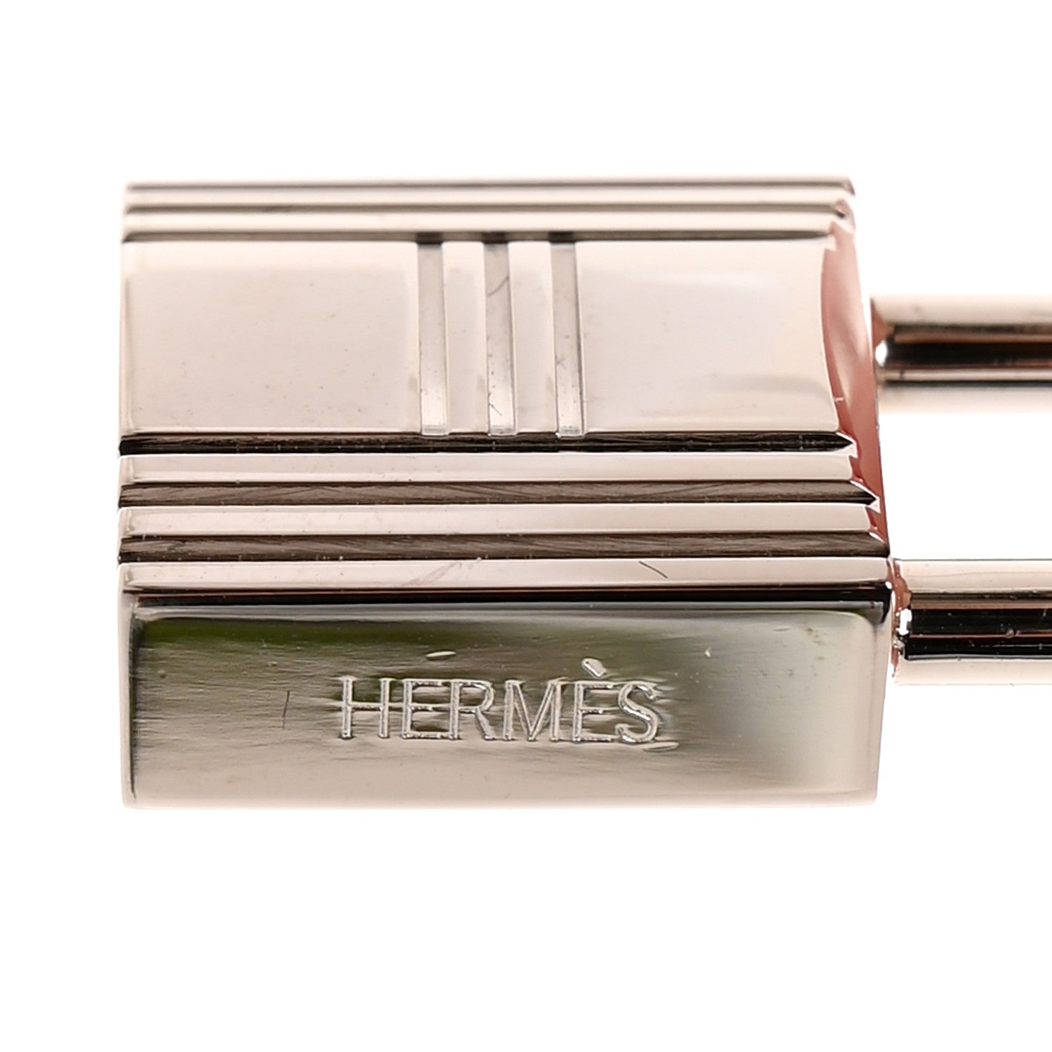 Hermes Palladium Breloque Bag Charm Silver 3 of 4