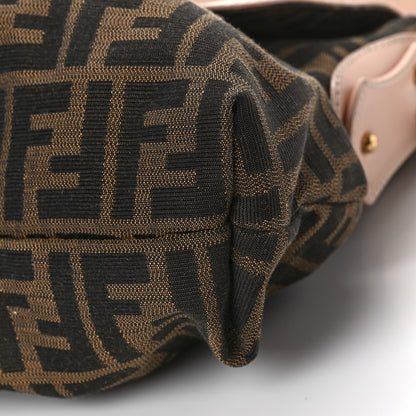 Fendi Zucca Cuoio Lucido Small Chef Shoulder Bag Tobacco Bois de Rose 8 of 10