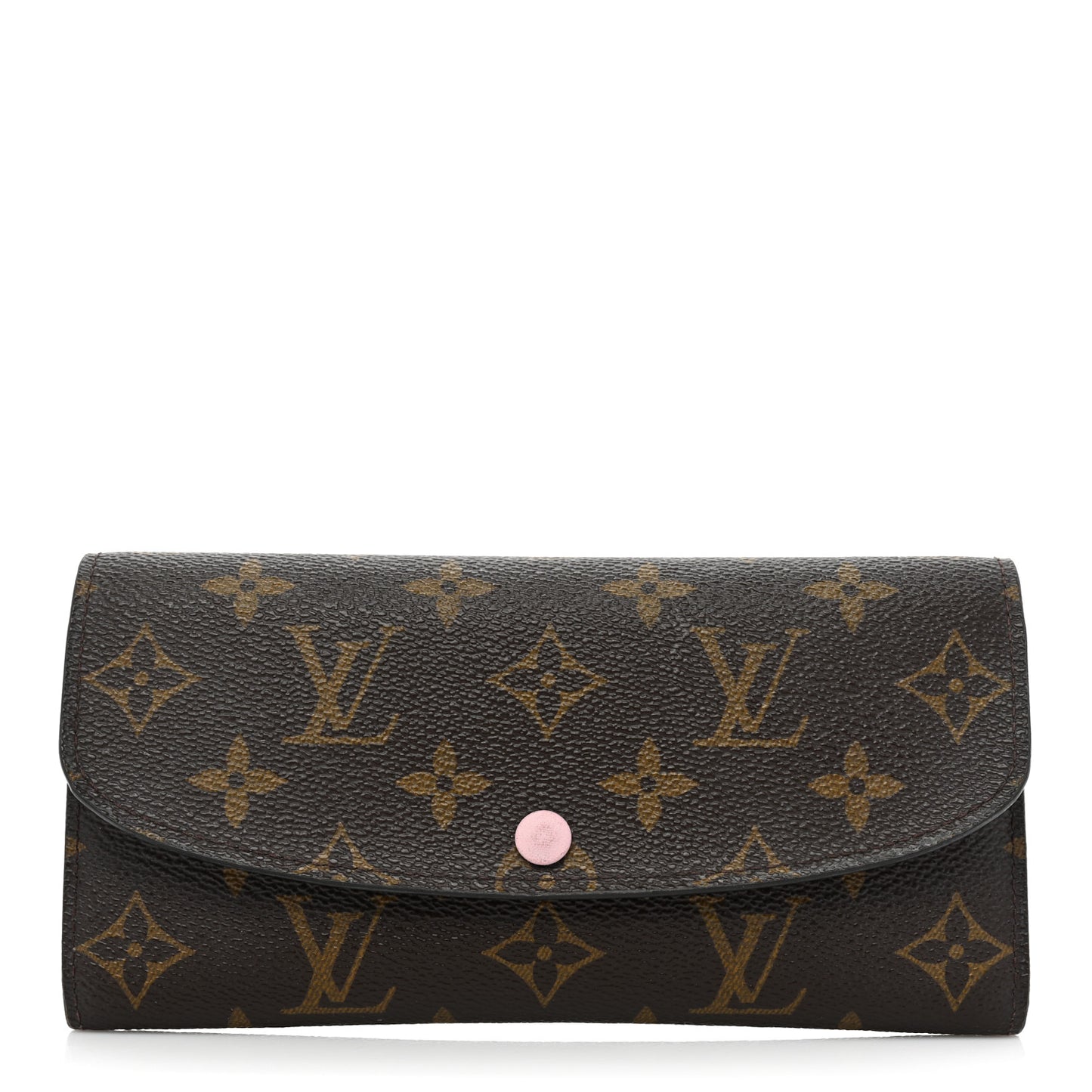 Monogram Emilie Wallet Rose Ballerine