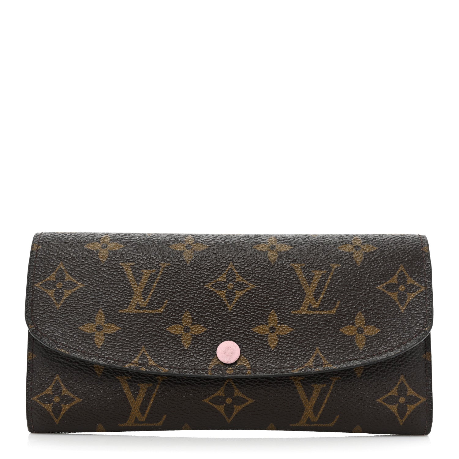 Louis Vuitton Monogram Emilie Wallet Rose Ballerine 1 of 12