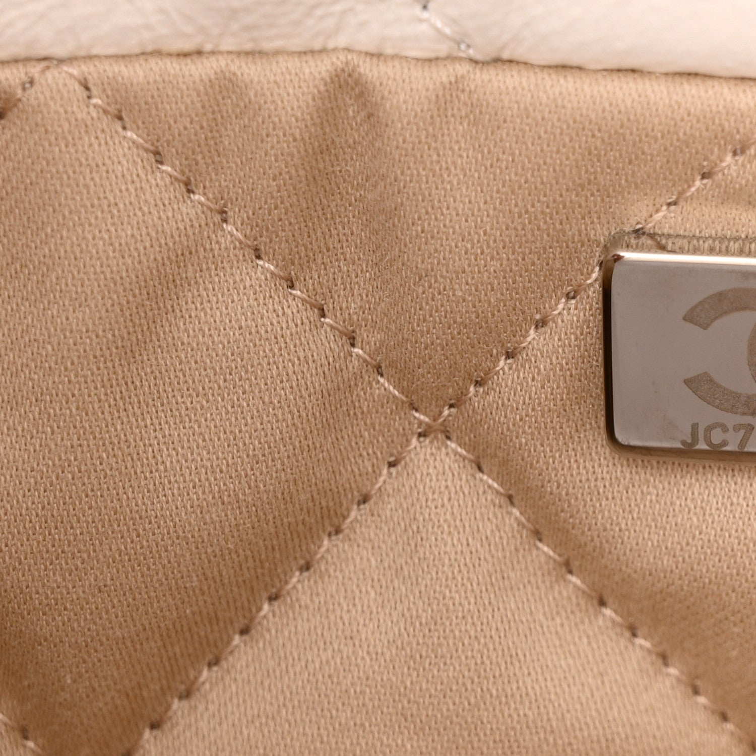 Chanel Shiny Calfskin Quilted Small Chanel 22 White 11 of 11