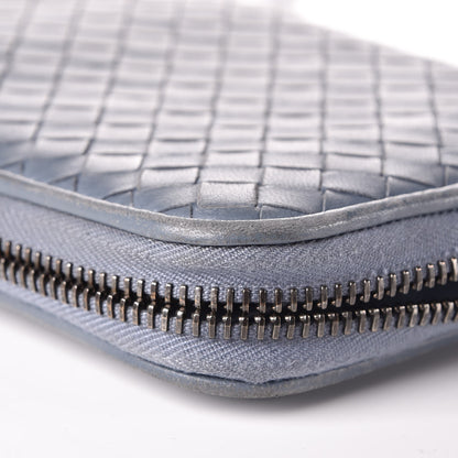 Bottega Veneta Nappa Intrecciato Zip Around Wallet Krim 14 of 15