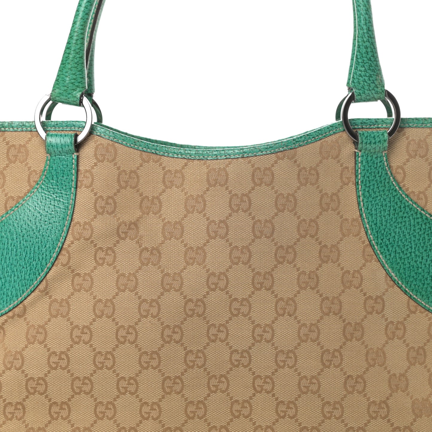 Monogram Shoulder Bag Turquoise