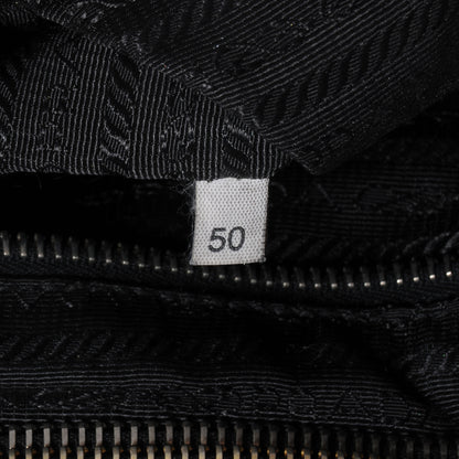 Prada Glace Calf Bowler Bag Black 8 of 10