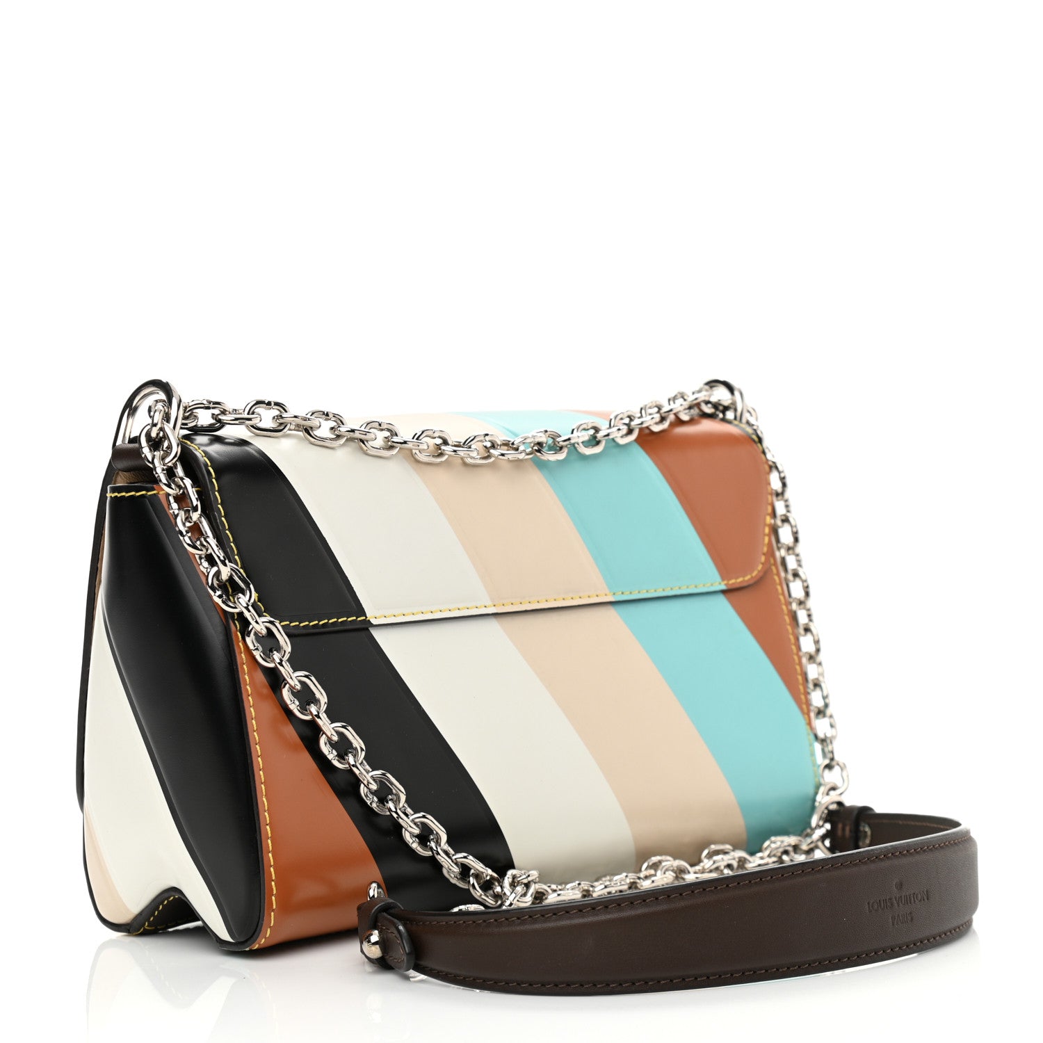 Louis Vuitton Lambskin GO-14 PM Stripes 3 of 13