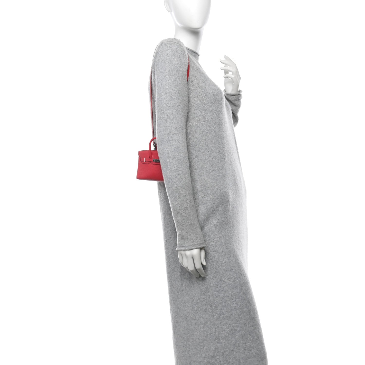 Hermes Epsom Micro Birkin 15 Bougainvillea 2 of 10