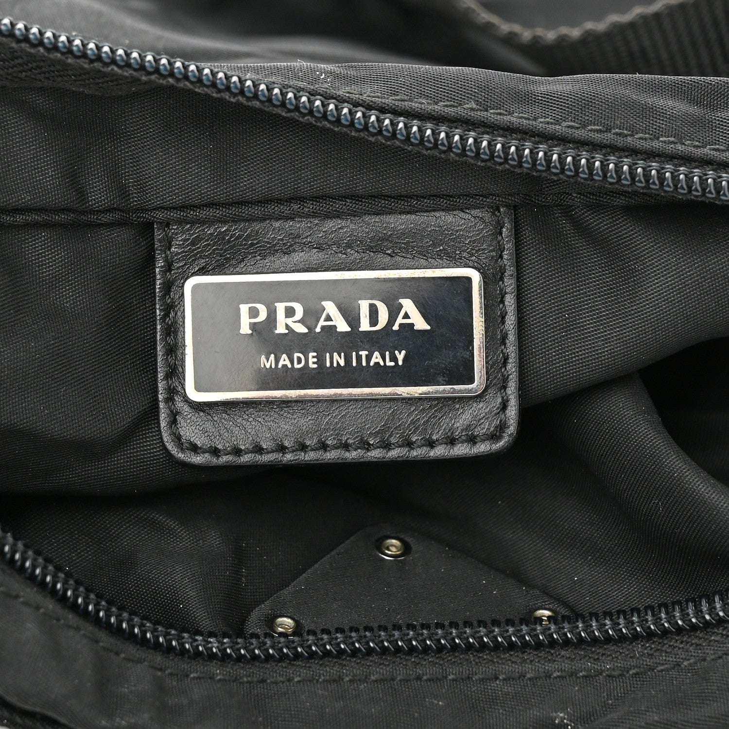 Prada Nylon Vela Sport Messenger Bag Black 5 of 8
