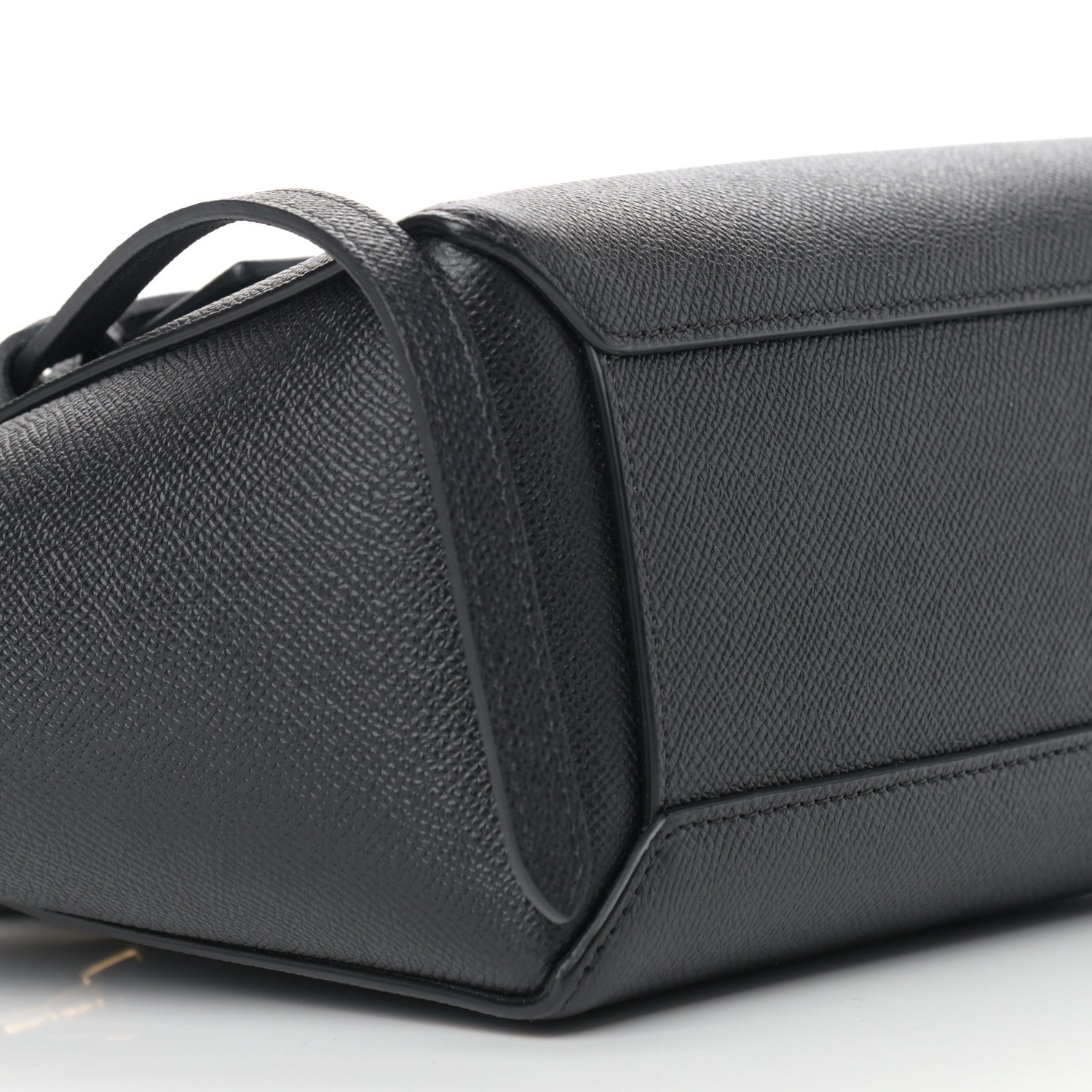 Celine Grained Calfskin Nano Belt Bag Black 7 of 11