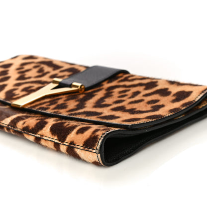 Saint Laurent Pony Hair Leopard Print Y Ligne Clutch 11 of 11