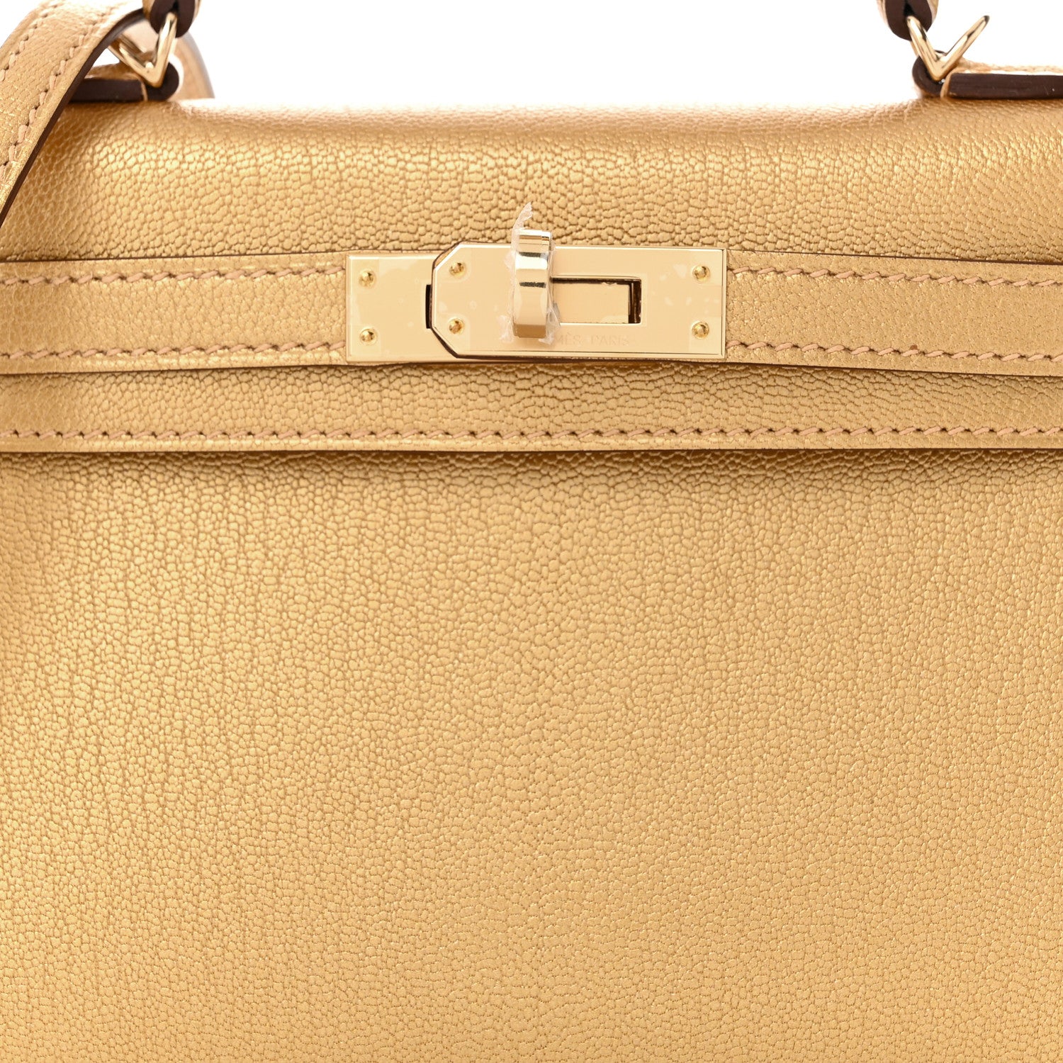 Hermes Metallic Chevre Chamkilight Mini Kelly Sellier 20 Dore 7 of 10