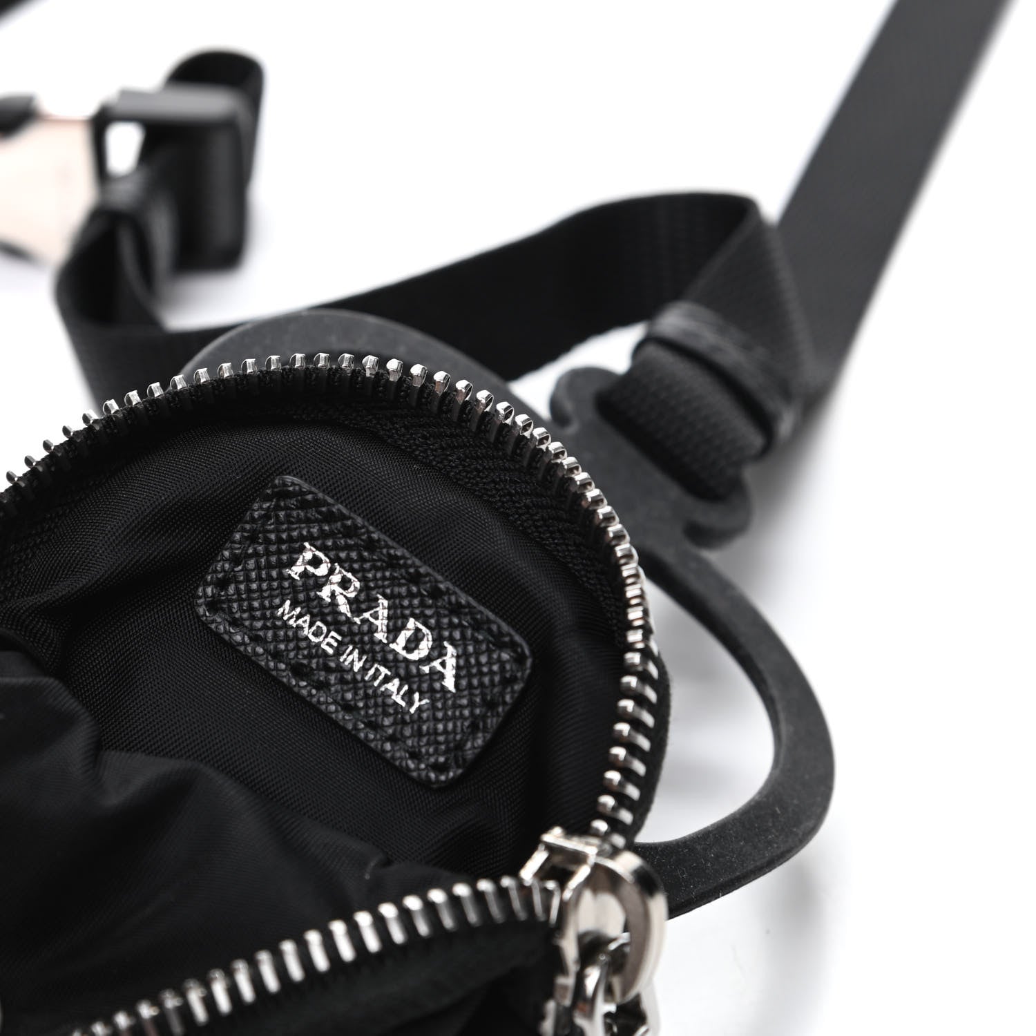 Prada Tessuto Nylon Pocket Smartphone Case Black 7 of 7