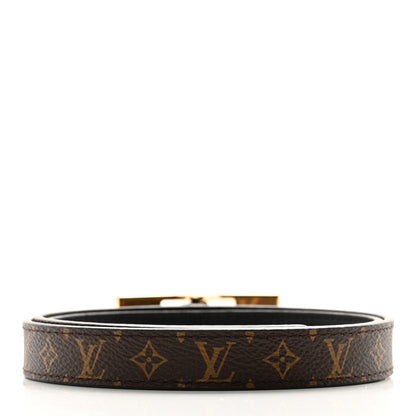 Louis Vuitton Monogram 18MM LV Duo Reversible Belt Black 80 32 Black 2 of 7