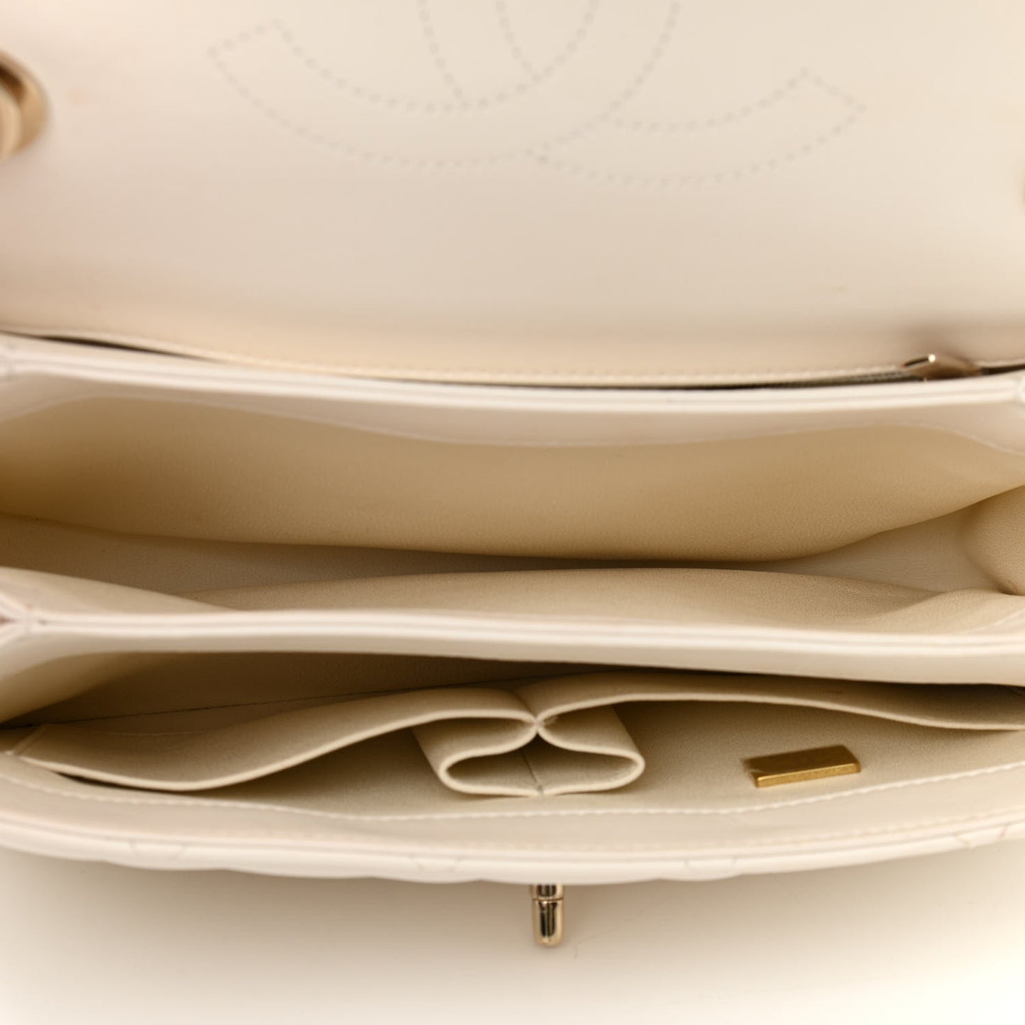 Lambskin Quilted Small Trendy CC Dual Handle Flap Bag White