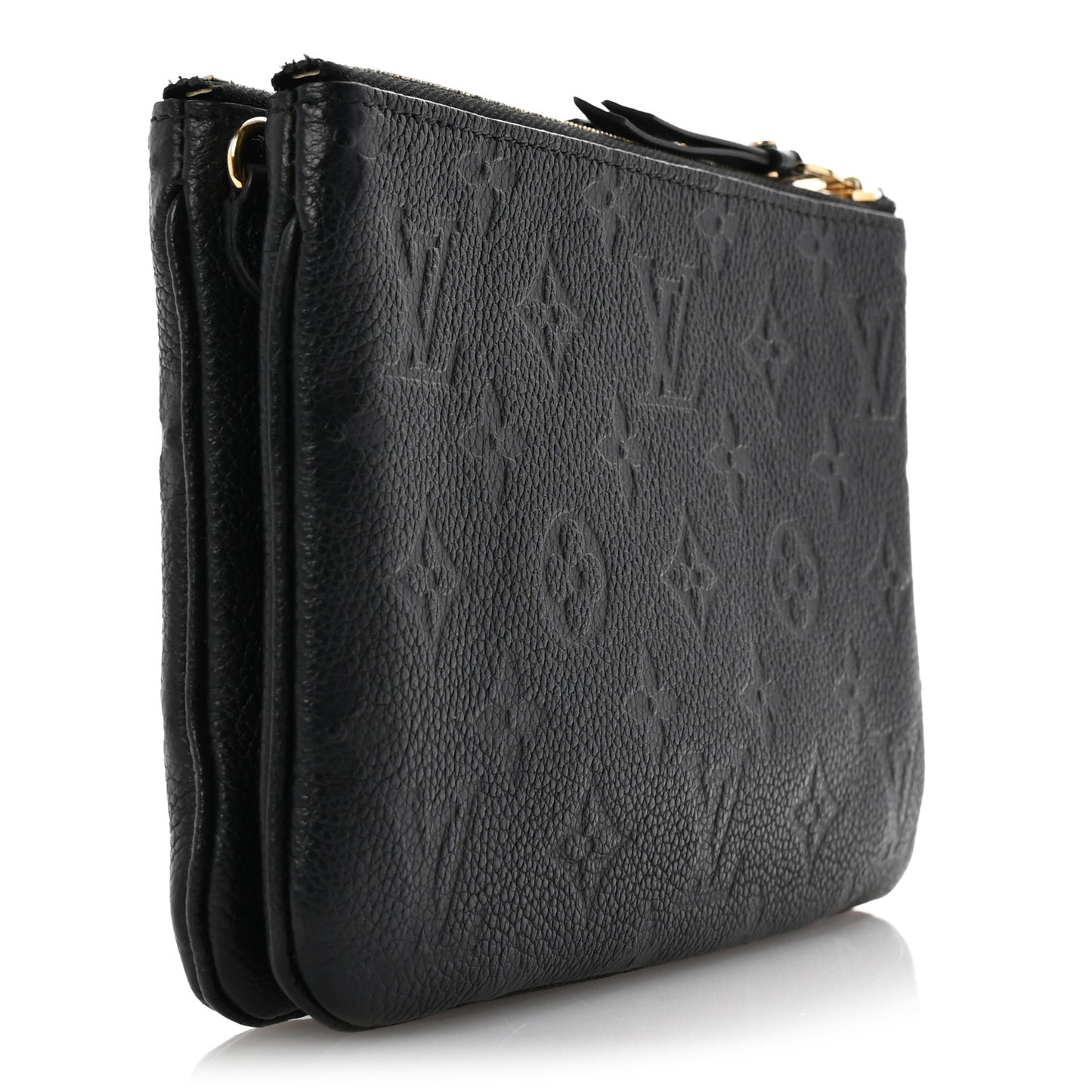 Empreinte Double Zip Pochette Black