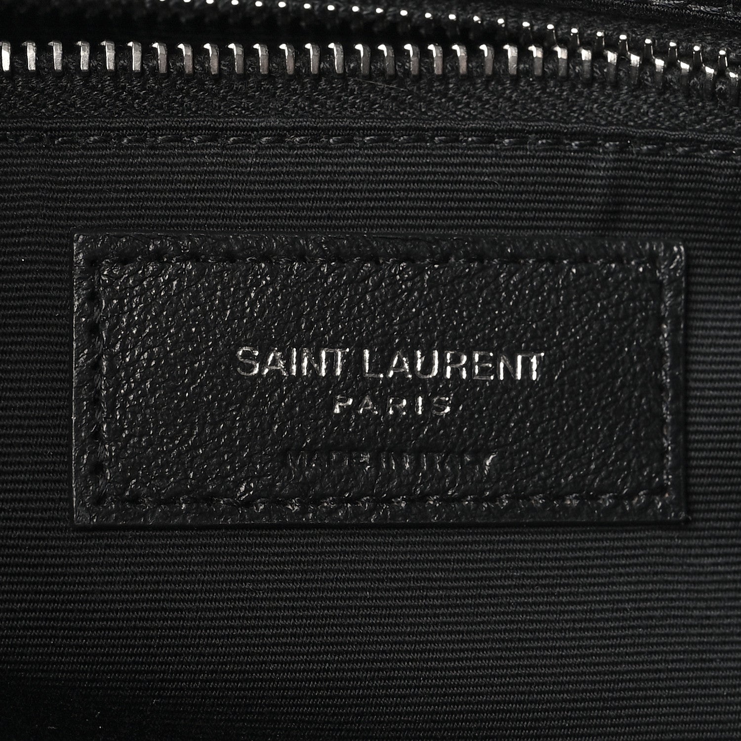 Saint Laurent Patent Sac Homme Shoulder Bag Black 6 of 10
