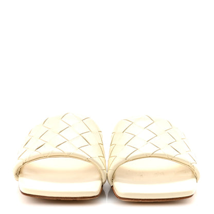 Bottega Veneta Nappa Intrecciato Parco Flat Sandals 40 Sea Salt 3 of 8