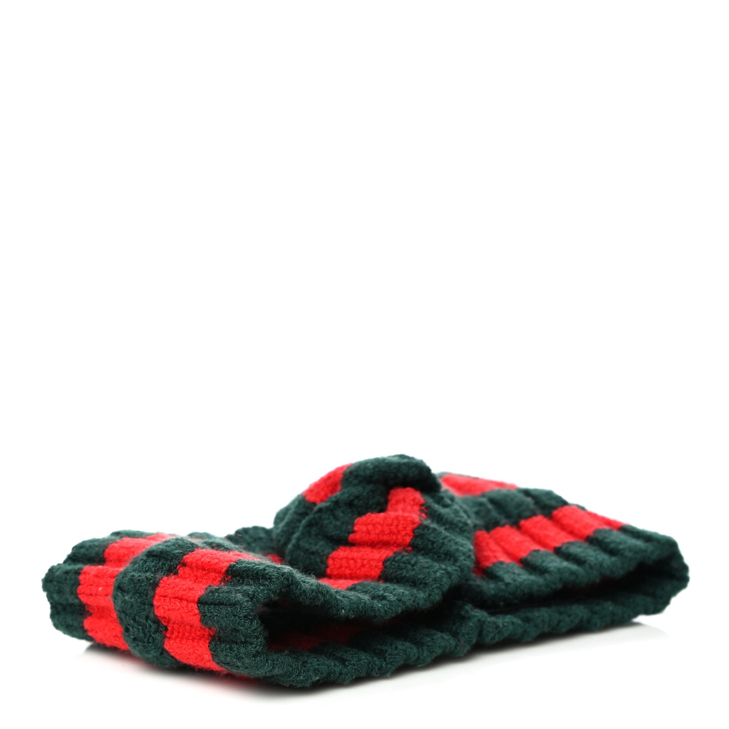 Gucci Wool Web Headband M Green Red 3 of 6