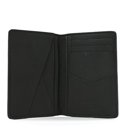 Louis Vuitton Calfskin Monogram Shadow Pocket Organizer Black 5 of 6
